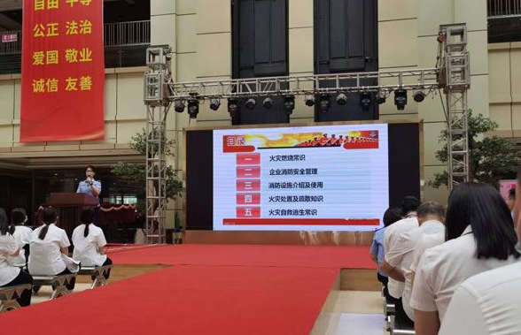 石家莊天使護士學校開展食堂消防安全培訓