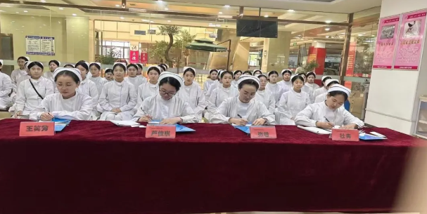 石家莊天使護士學校護理技能大比武 天使展風采